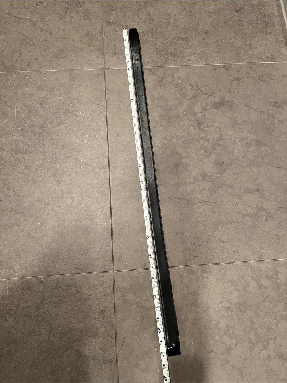 Hermes Black Curtain Strap Belt.  NWOT Size 80. 38”. H buckle not included